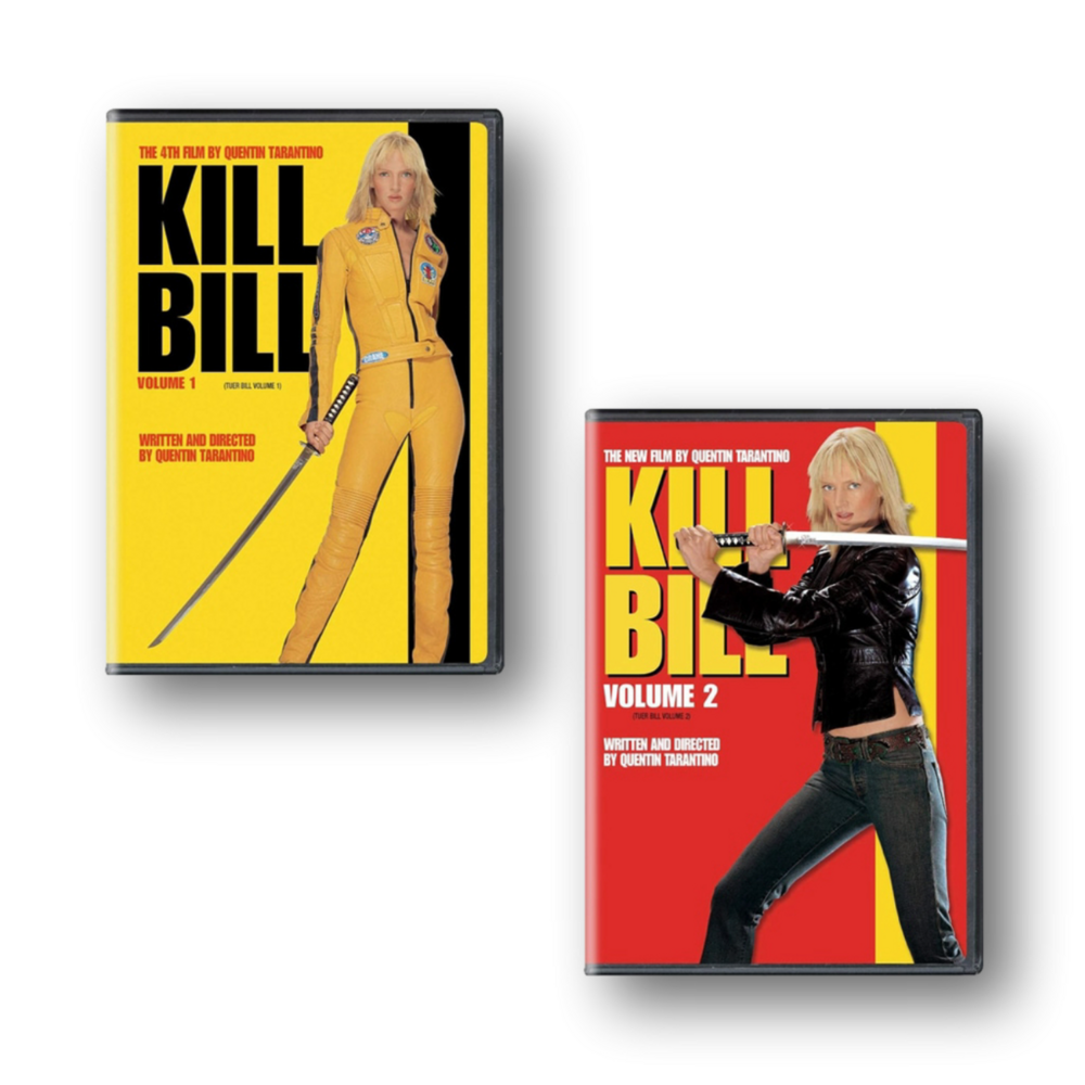 Kill Bill Volumes 1 & 2 DVDs Uma Thurman, Quentin Tarantino SEALED